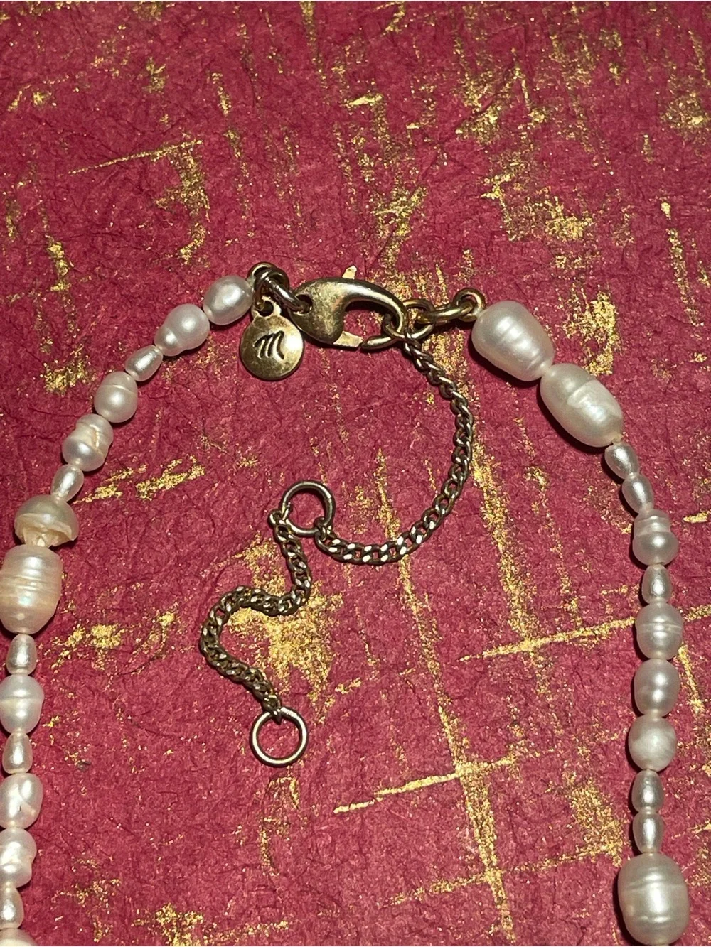 Madewell White Freshwater Pearl Beaded Necklace - Picture 2 of 2